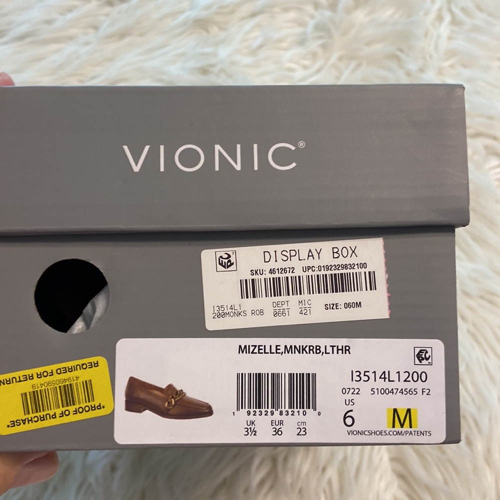 VIONIC Mizelle Leather Women’s Shoes size 6 brand new with box see all photos - Picture 15 of 16